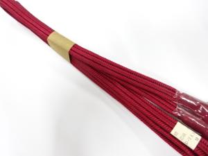 未使用品　正絹　撚り房　手組帯締め